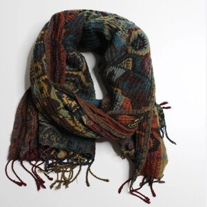 Wilfred Multicolor Patterned Scarf